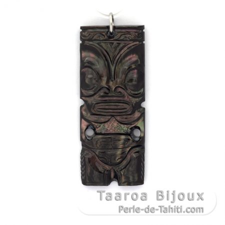 Tahitian Mother-of-Pearl Tiki Pendant