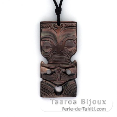 Tahitian Mother-of-Pearl Tiki Pendant