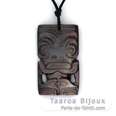 Tahitian Mother-of-Pearl Tiki Pendant