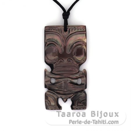 Tahitian Mother-of-Pearl Tiki Pendant