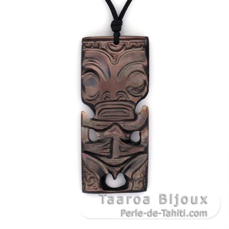 Tahitian Mother-of-Pearl Tiki Pendant