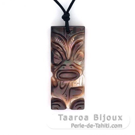 Tahitian Mother-of-Pearl Tiki Pendant