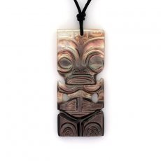 Tahitian Mother-of-Pearl Tiki Pendant