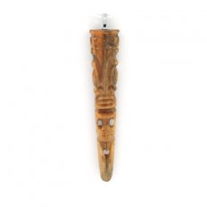 Tahitian Tiki Pendant in Swordfish Bill