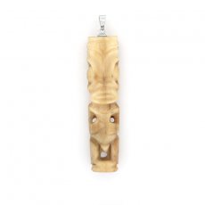 Tahitian Tiki Pendant in Swordfish Bill