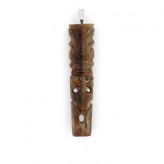 Tahitian Tiki Pendant in Swordfish Bill