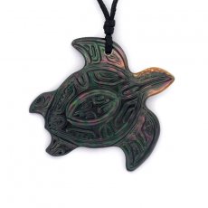 Tahitian Mother-of-Pearl Turtle Pendant